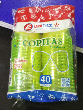 COPITAS CHICAS DE COLORES - UNITEX
