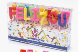 VELAS LETRAS FELIZ CUMPLEAÑOS