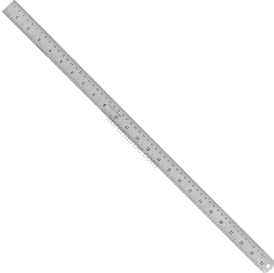 regla metal 60cm. 20bs.