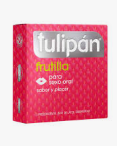 TULIPAN FRUTILLA ROSADO PRESERVATIVO