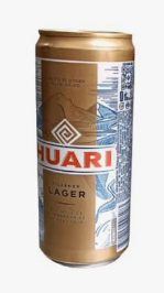 CERVEZA HUARI PALITO LATA 269 ML.