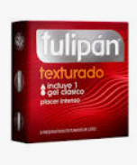 TULIPAN ROJO TEXTURADO PRESERVATIVO