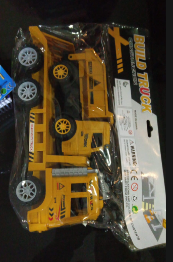 JUGUETE BUILD TRUCK CONSTRUCTION -DOS CAMIONES -35 bs