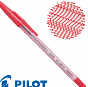 LAPICERO PILOT ROJO 12BS.
