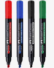 MARCADOR FABER CASTELL - PERMANENTE 54-E